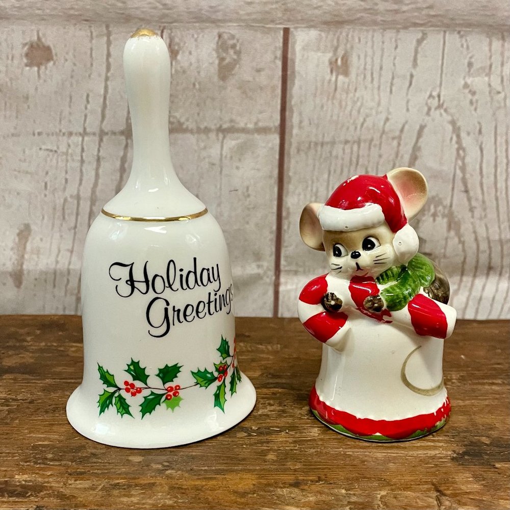 Vintage Bone China X-Mas Bells